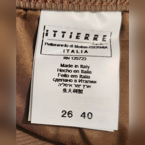 Womens Galliano Camel Stretch Skinny Jeans Size 26 Brand New Made In Italy - Picture 9 of 11